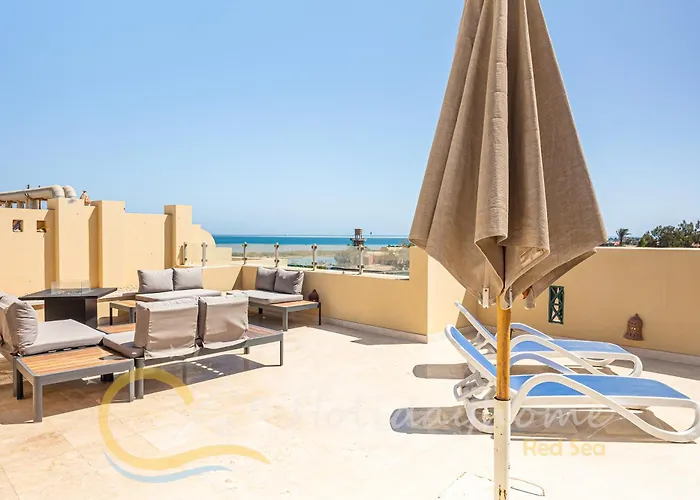2-br Penthouse With Roof Terrace In Abu Tig Marina Hurghada